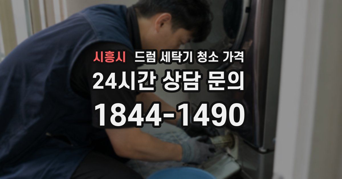시흥시 드럼 세탁기 청소 가격