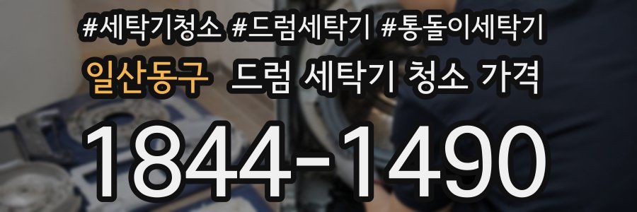 일산동구 드럼 세탁기 청소 가격