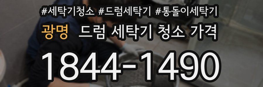 광명 드럼 세탁기 청소 가격