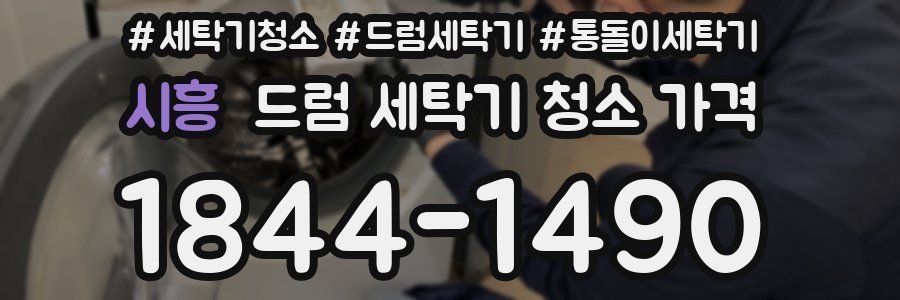 시흥 드럼 세탁기 청소 가격