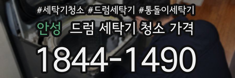 안성 드럼 세탁기 청소 가격