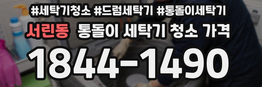 서린동 통돌이 세탁기 청소 가격