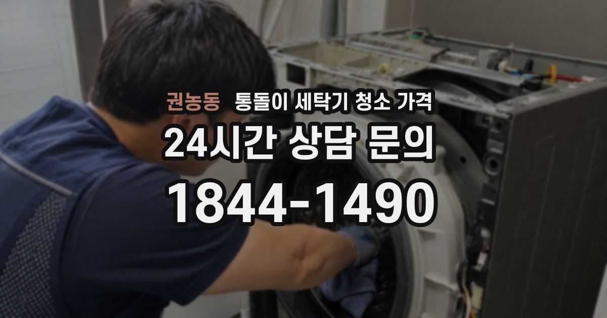 권농동 통돌이 세탁기 청소 가격