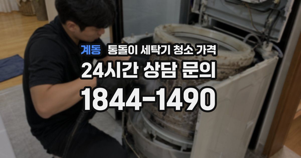 계동 통돌이 세탁기 청소 가격