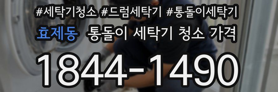 효제동 통돌이 세탁기 청소 가격