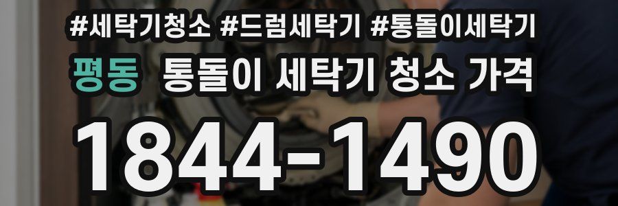 평동 통돌이 세탁기 청소 가격