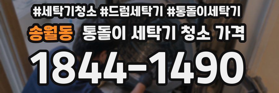송월동 통돌이 세탁기 청소 가격