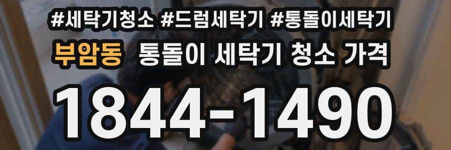 부암동 통돌이 세탁기 청소 가격