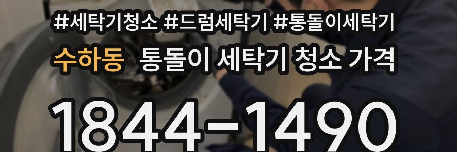 수하동 통돌이 세탁기 청소 가격