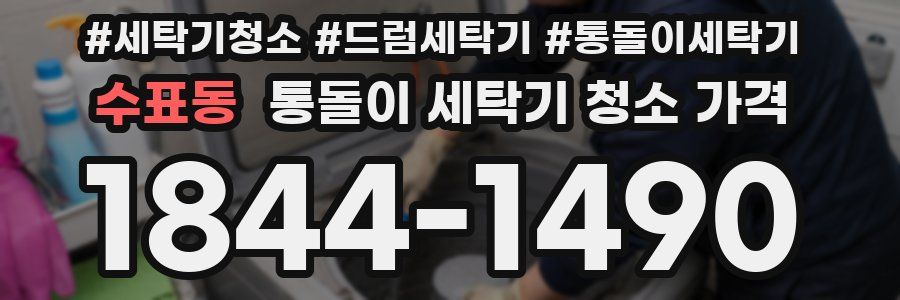 수표동 통돌이 세탁기 청소 가격