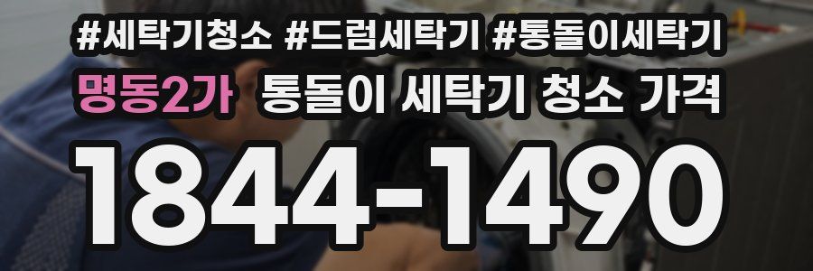 명동2가 통돌이 세탁기 청소 가격