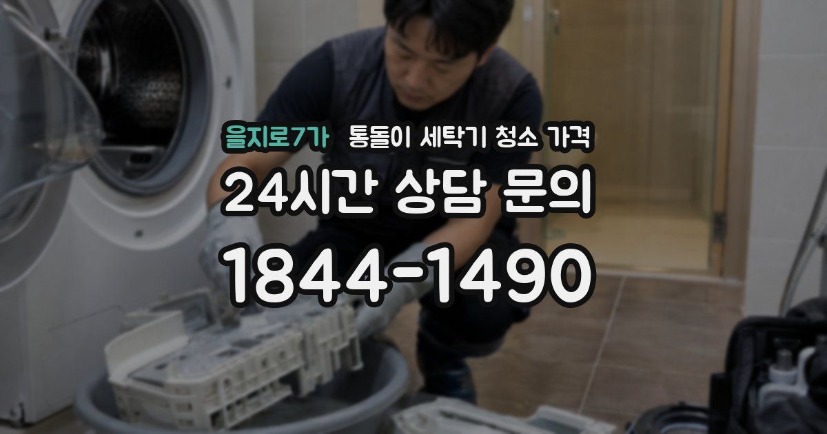 을지로7가 통돌이 세탁기 청소 가격