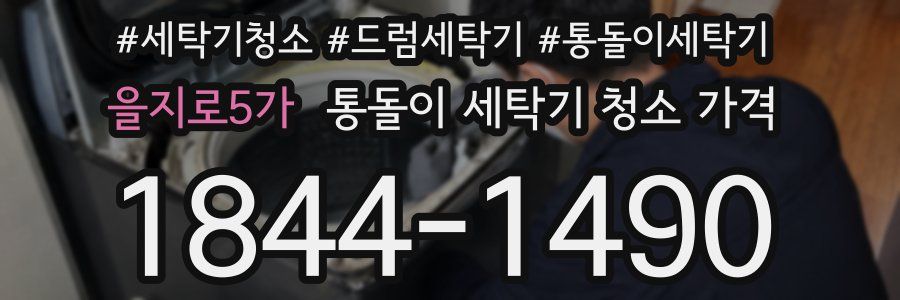 을지로5가 통돌이 세탁기 청소 가격