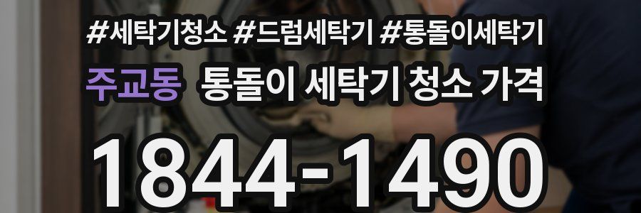 주교동 통돌이 세탁기 청소 가격