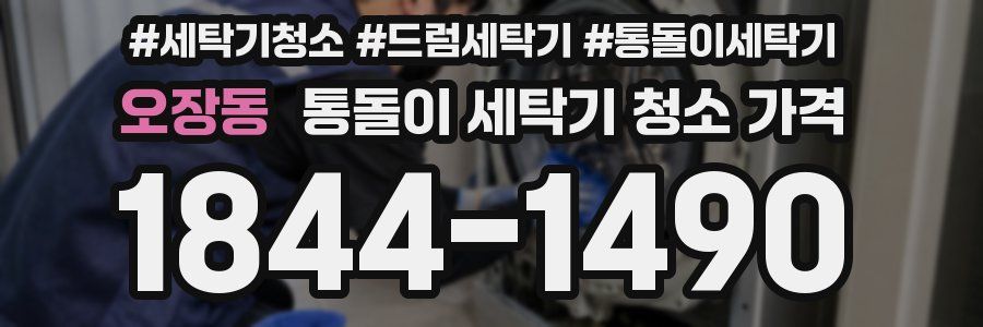 오장동 통돌이 세탁기 청소 가격