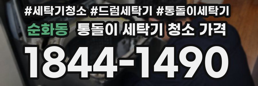 순화동 통돌이 세탁기 청소 가격