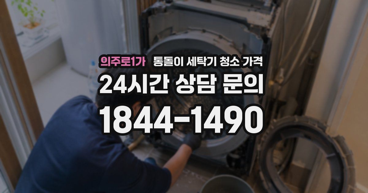 의주로1가 통돌이 세탁기 청소 가격