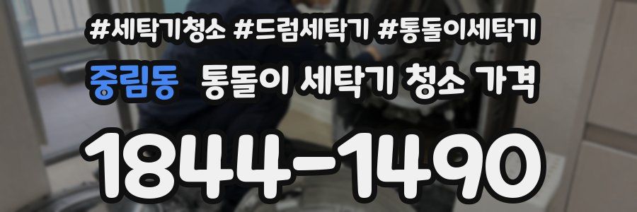 중림동 통돌이 세탁기 청소 가격