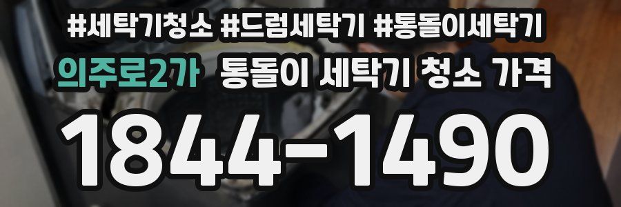 의주로2가 통돌이 세탁기 청소 가격