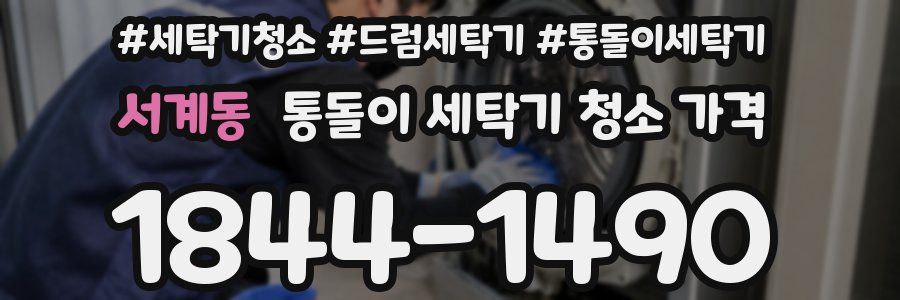 서계동 통돌이 세탁기 청소 가격