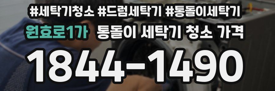 원효로1가 통돌이 세탁기 청소 가격