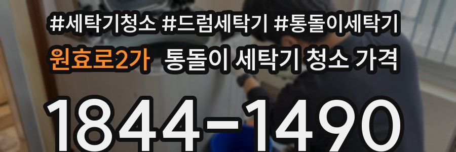 원효로2가 통돌이 세탁기 청소 가격