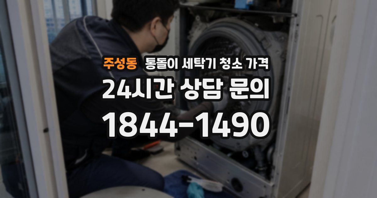 주성동 통돌이 세탁기 청소 가격