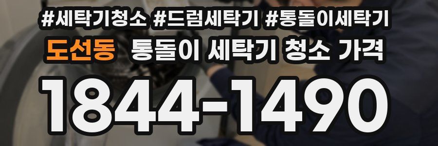 도선동 통돌이 세탁기 청소 가격
