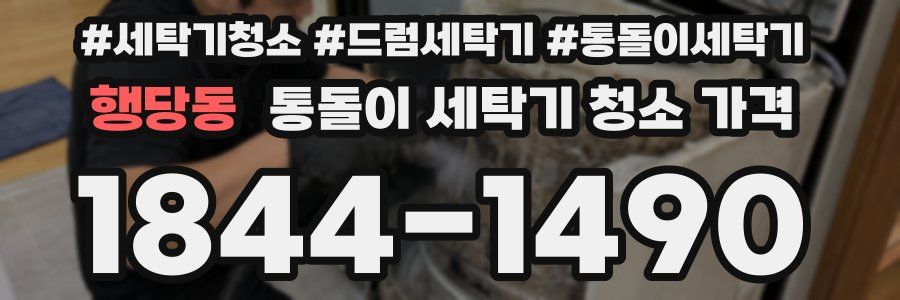 행당동 통돌이 세탁기 청소 가격