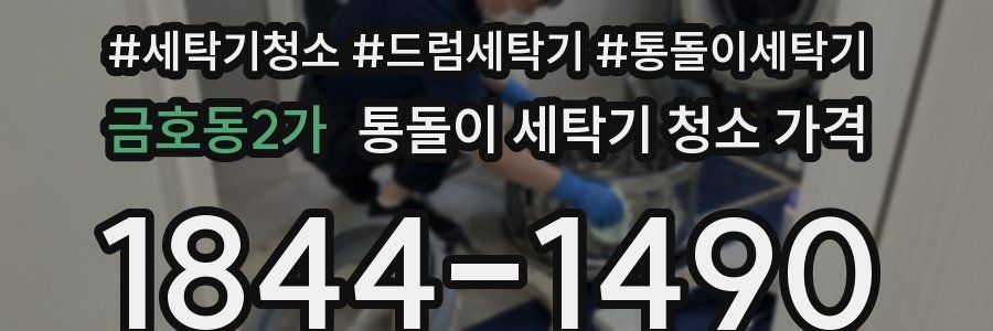 금호동2가 통돌이 세탁기 청소 가격