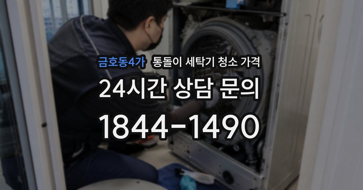 금호동4가 통돌이 세탁기 청소 가격