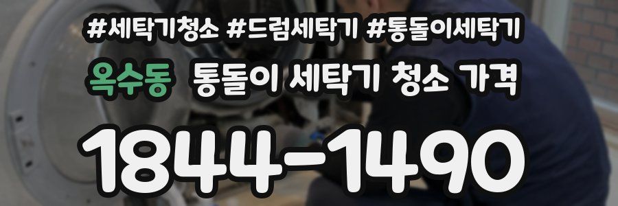 옥수동 통돌이 세탁기 청소 가격