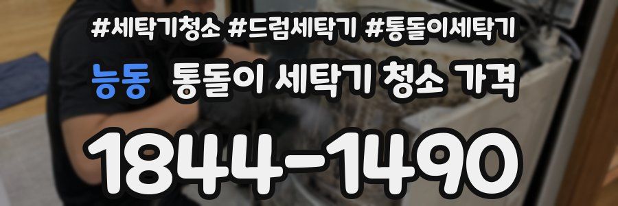 능동 통돌이 세탁기 청소 가격