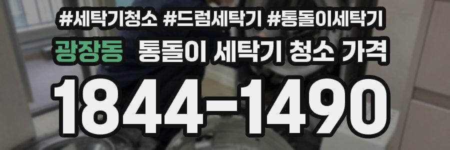 광장동 통돌이 세탁기 청소 가격