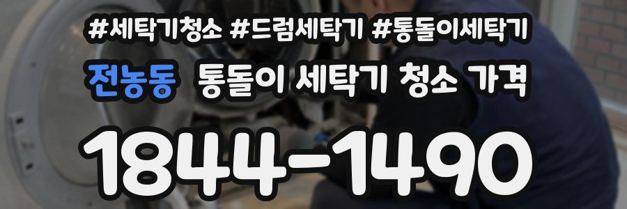 전농동 통돌이 세탁기 청소 가격