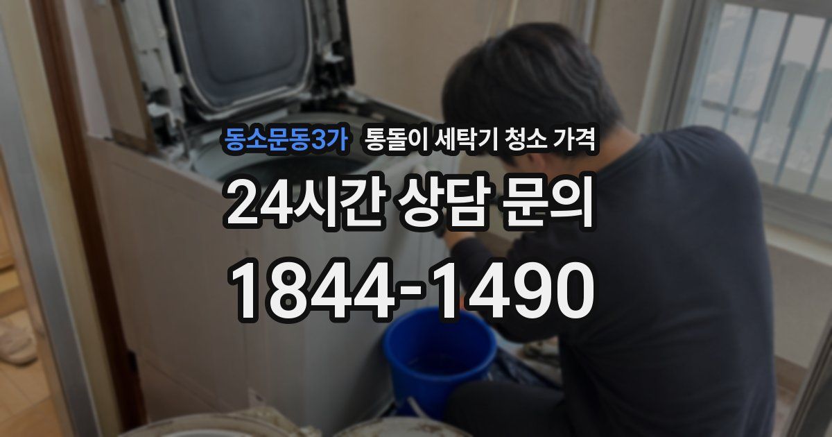 동소문동3가 통돌이 세탁기 청소 가격