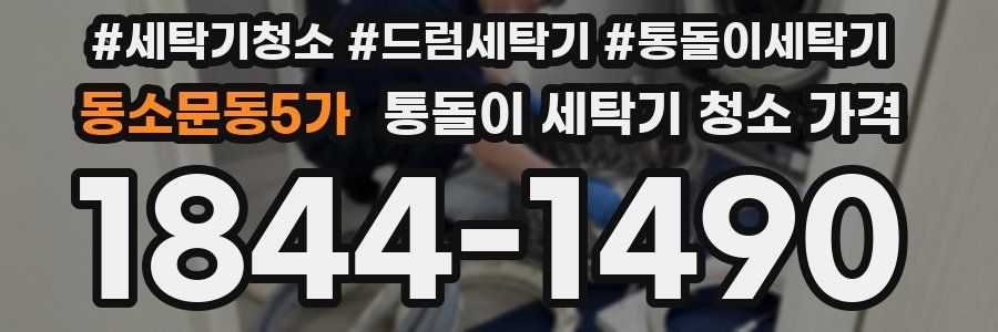 동소문동5가 통돌이 세탁기 청소 가격