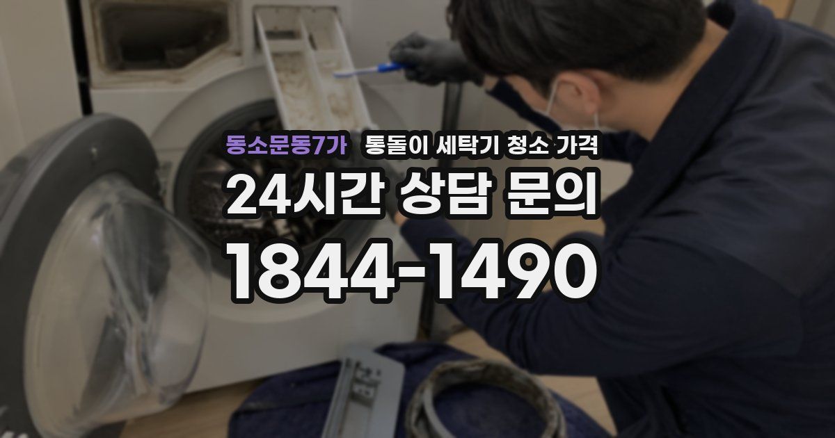 동소문동7가 통돌이 세탁기 청소 가격