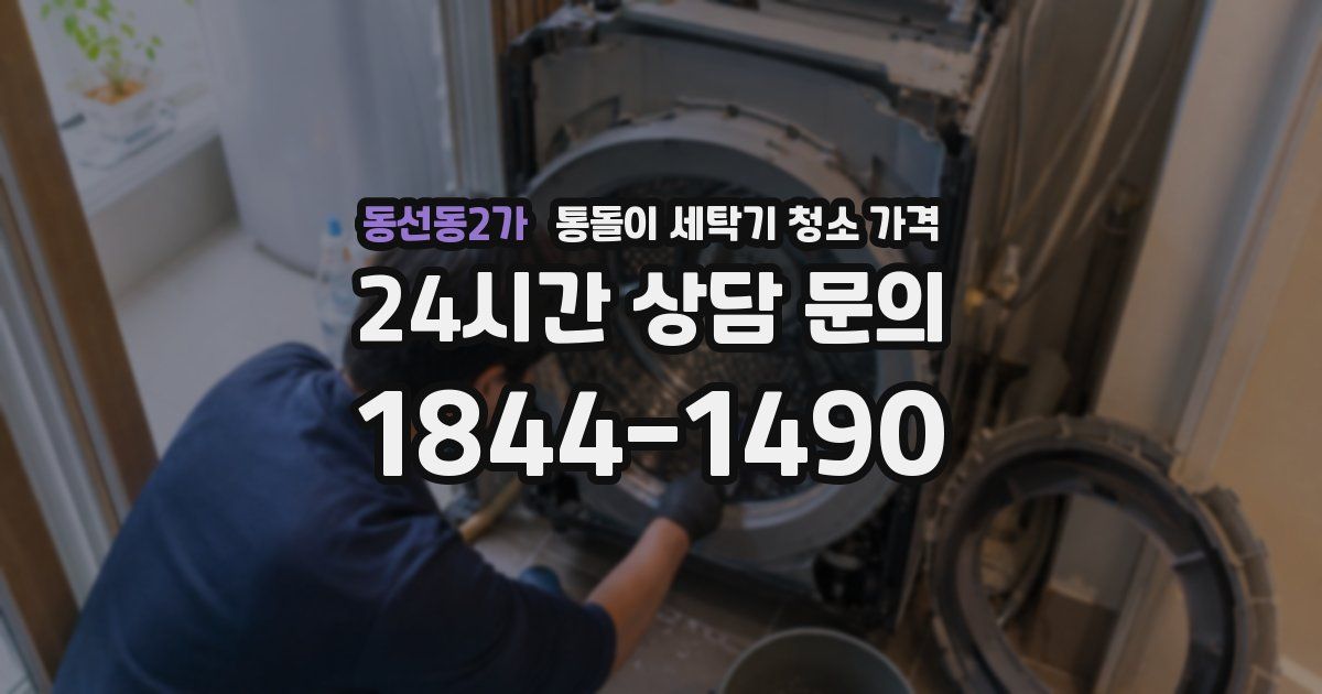 동선동2가 통돌이 세탁기 청소 가격
