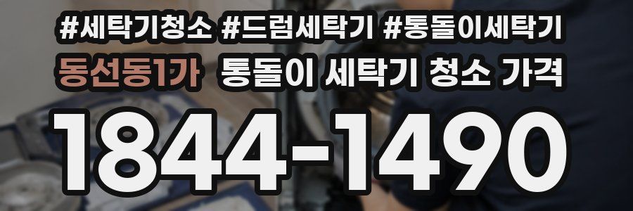 동선동1가 통돌이 세탁기 청소 가격