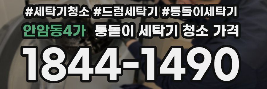 안암동4가 통돌이 세탁기 청소 가격