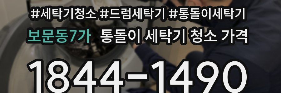 보문동7가 통돌이 세탁기 청소 가격