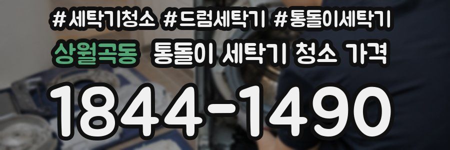 상월곡동 통돌이 세탁기 청소 가격