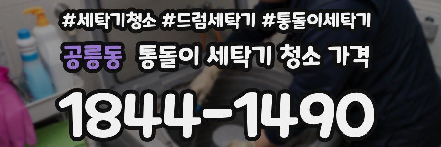 공릉동 통돌이 세탁기 청소 가격