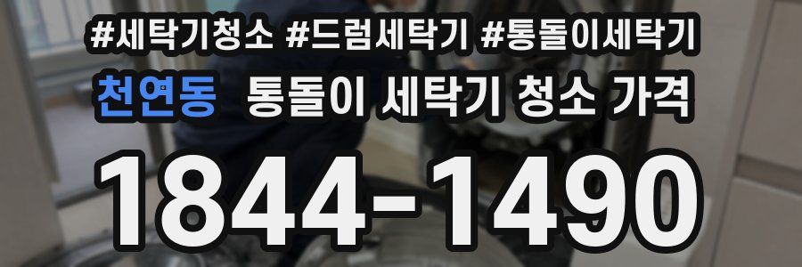 천연동 통돌이 세탁기 청소 가격
