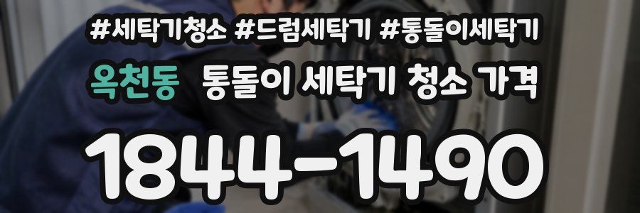 옥천동 통돌이 세탁기 청소 가격