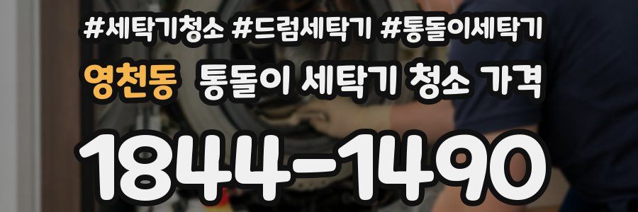 영천동 통돌이 세탁기 청소 가격