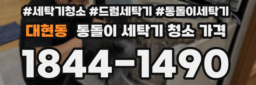 대현동 통돌이 세탁기 청소 가격