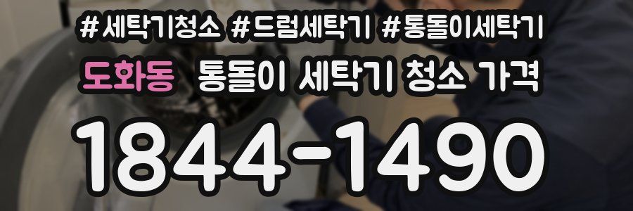 도화동 통돌이 세탁기 청소 가격