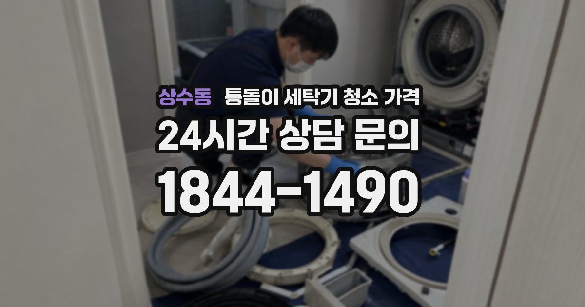 상수동 통돌이 세탁기 청소 가격